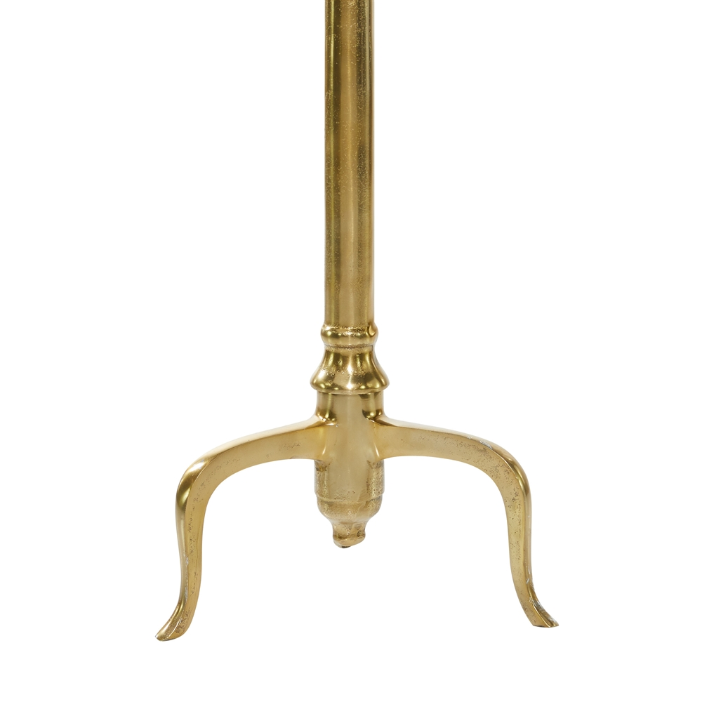 Grayson Lane Gold With Granite/Marble Round End Table 2 Grayson Lane Gold With Granite/Marble Round End Table - Image 2