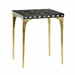 Grayson Lane Gold Wood Square End Table 9 Grayson Lane Gold Wood Square End Table -GRAYSON LANE SHOP 330857442 AlternateImage5