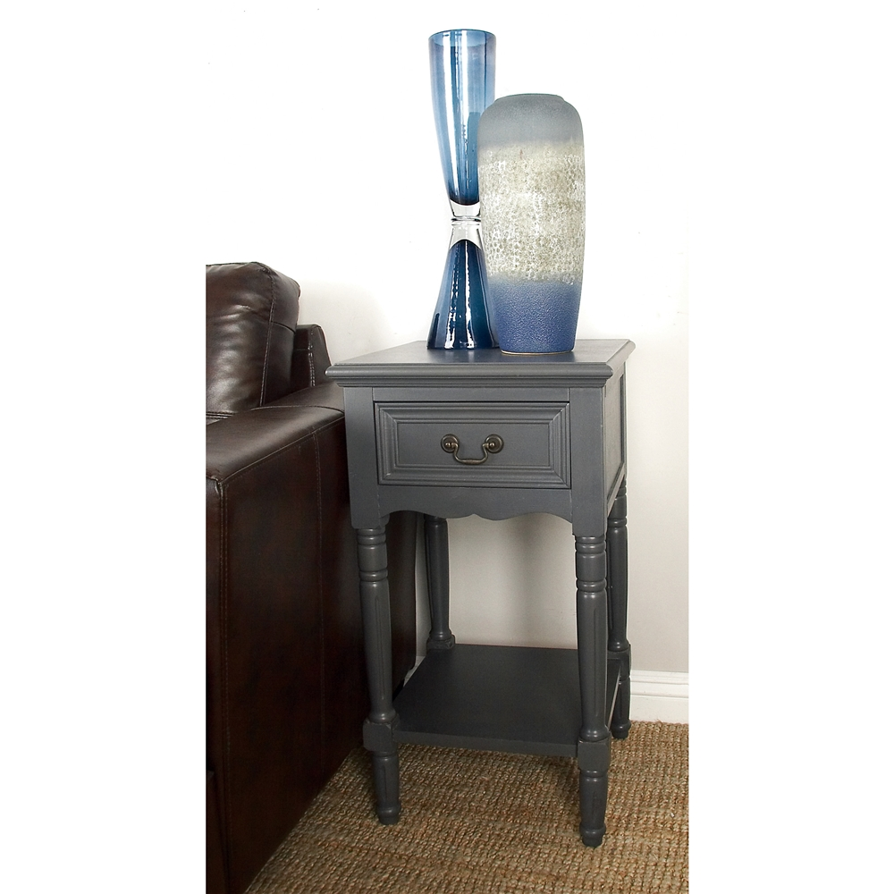 Grayson Lane Traditional Grey Wood Rectangular End Table 1 Grayson Lane Traditional Grey Wood Rectangular End Table