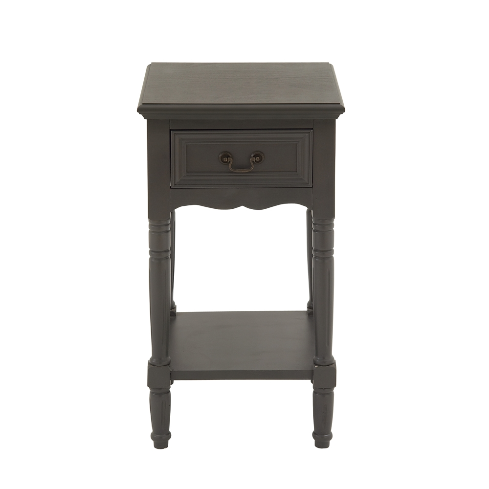 Grayson Lane Traditional Grey Wood Rectangular End Table 2 Grayson Lane Traditional Grey Wood Rectangular End Table - Image 2