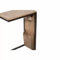 Grayson Lane Industrial Brown Wood Rectangular End Table -GRAYSON LANE SHOP 330857453 AlternateImage3