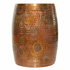 Grayson Lane Vintage Copper Metal Round End Table -GRAYSON LANE SHOP 330857454 AlternateImage7
