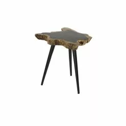 Grayson Lane Brown Rosewood And Metal Live Edge End Table 9 Grayson Lane Brown Rosewood And Metal Live Edge End Table -GRAYSON LANE SHOP 330857457 AlternateImage5
