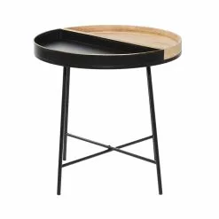 Grayson Lane Black Metal And Wood Round End Table -GRAYSON LANE SHOP 330857462 AlternateImage7