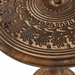 Grayson Lane Traditional Brown Mango Wood End Table
