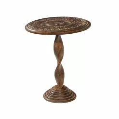 Grayson Lane Traditional Brown Mango Wood End Table -GRAYSON LANE SHOP 330857488 AlternateImage5
