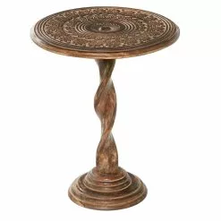 Grayson Lane Traditional Brown Mango Wood End Table -GRAYSON LANE SHOP 330857488 MainImage 001
