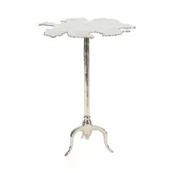 Grayson Lane Silver Aluminum Live Edge End Table -GRAYSON LANE SHOP 330857496 AlternateImage6