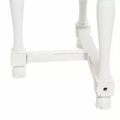 Grayson Lane Farmhouse White And Brown Wood Round End Table -GRAYSON LANE SHOP 330857500 AlternateImage4