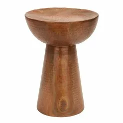 Grayson Lane Vintage Copper Iron Round End Table -GRAYSON LANE SHOP 330857518 MainImage 001