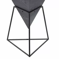 Grayson Lane Grey And Black Metal Triangle End Table -GRAYSON LANE SHOP 330857520 AlternateImage3