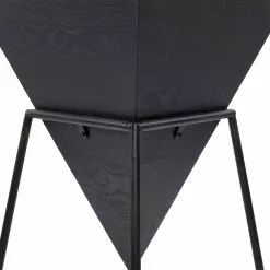 Grayson Lane Grey And Black Metal Triangle End Table -GRAYSON LANE SHOP 330857520 AlternateImage4