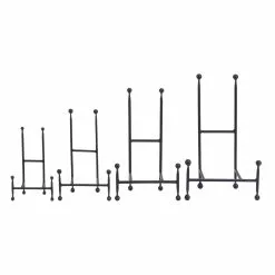 Grayson Lane Set Of 4 Modern Easel In Black Metal -GRAYSON LANE SHOP 330857523 MainImage 001