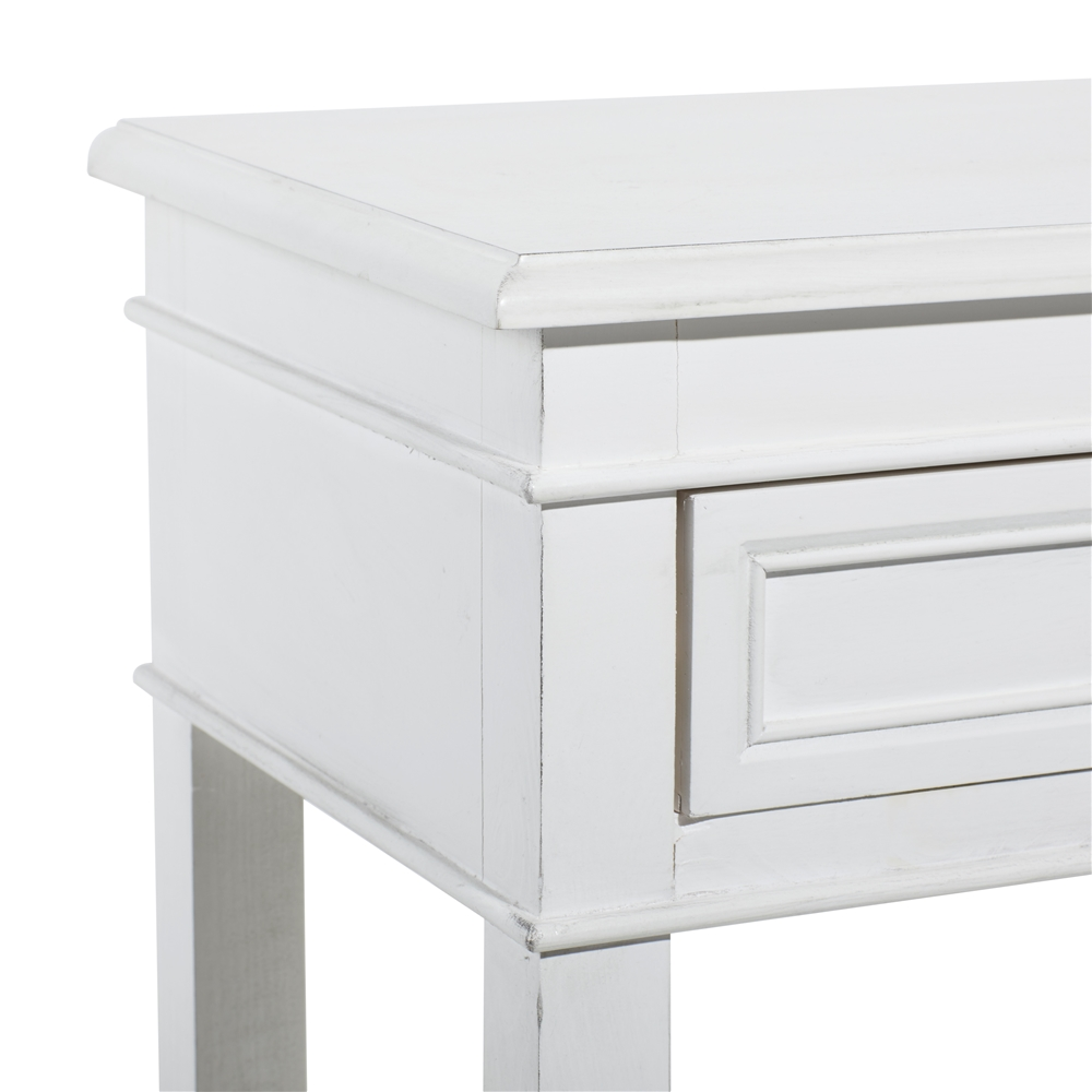 Grayson Lane Traditional White Wood Rectangular End Table 7 Grayson Lane Traditional White Wood Rectangular End Table - Image 7