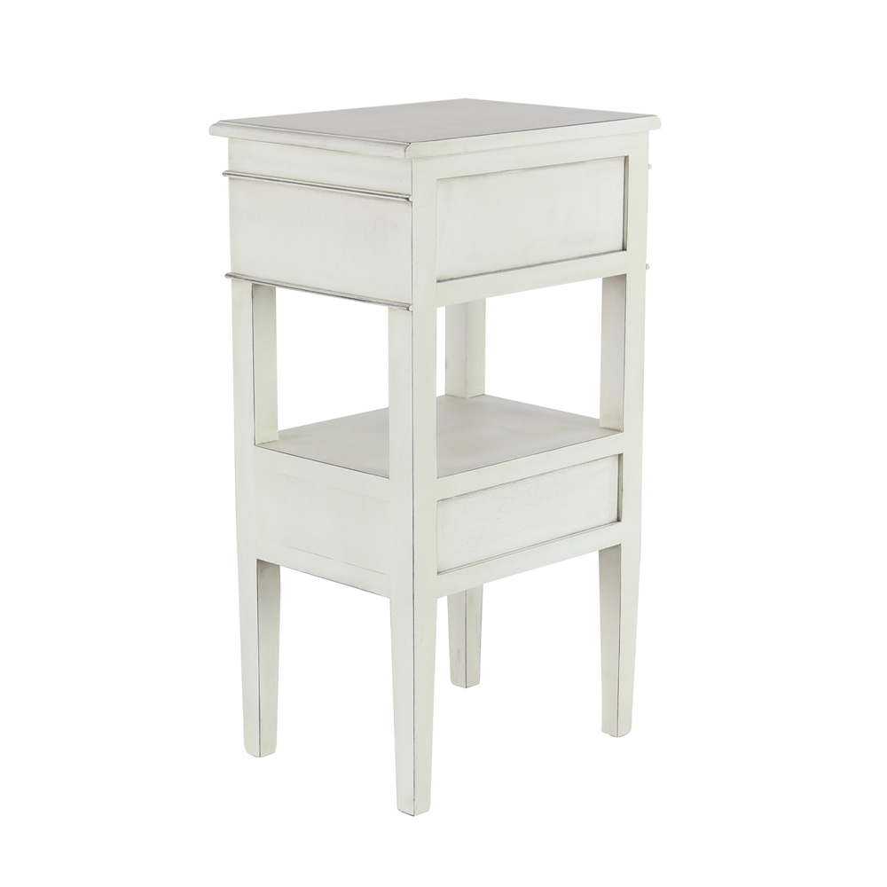 Grayson Lane Traditional White Wood Rectangular End Table 5 Grayson Lane Traditional White Wood Rectangular End Table - Image 5