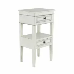 Grayson Lane Traditional White Wood Rectangular End Table 12 Grayson Lane Traditional White Wood Rectangular End Table -GRAYSON LANE SHOP 330857532 MainImage 001