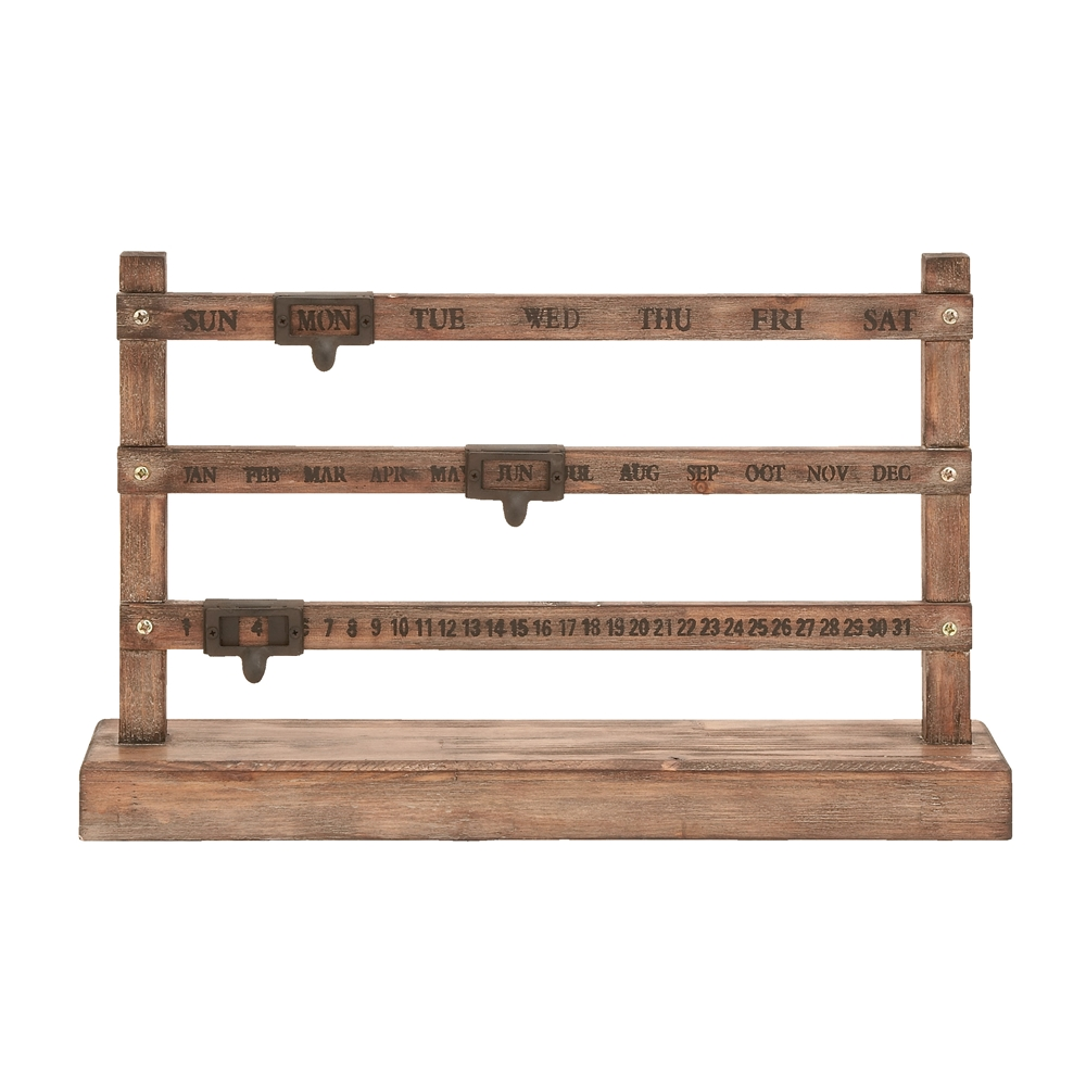 Grayson Lane 14-in X 22-in Farmhouse Wall Calendar Brown Wood 1 Grayson Lane 14-in X 22-in Farmhouse Wall Calendar Brown Wood