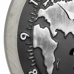 Grayson Lane 25-in X 25-in Vintage Wall Clock Black Metal -GRAYSON LANE SHOP 330857608 AlternateImage3