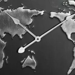 Grayson Lane 25-in X 25-in Vintage Wall Clock Black Metal -GRAYSON LANE SHOP 330857608 AlternateImage4