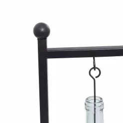 Grayson Lane 20-in X 36-in Farmhouse Candle Holder Lantern Black Iron -GRAYSON LANE SHOP 330857610 AlternateImage4