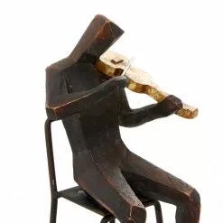 Grayson Lane 5-in X 9-in Brown Modern Musician Sculpture Polystone - Set Of 4 9 Grayson Lane 5-in X 9-in Brown Modern Musician Sculpture Polystone - Set Of 4 -GRAYSON LANE SHOP 330857614 AlternateImage2