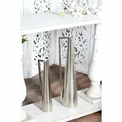 Grayson Lane 17-in X 22-in Glam Vase Silver Metal - Set Of 2 -GRAYSON LANE SHOP 330857624 AlternateImage1