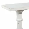 Grayson Lane 32 In. X 48 In. Farmhouse Console Table White Wood