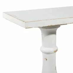Grayson Lane 32 In. X 48 In. Farmhouse Console Table White Wood
