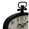 Grayson Lane 16-in X 18-in Vintage Wall Clock White Metal