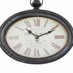 Grayson Lane 12-in X 11-in Vintage Wall Clock Cream Metal - Set Of 2 8 Grayson Lane 12-in X 11-in Vintage Wall Clock Cream Metal - Set Of 2 -GRAYSON LANE SHOP 330857651 AlternateImage3