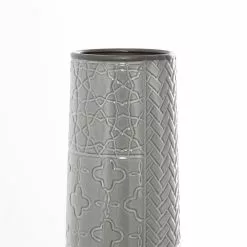 Grayson Lane 30-in X 7-in Eclectic Vase Grey Stoneware -GRAYSON LANE SHOP 330857652 AlternateImage2
