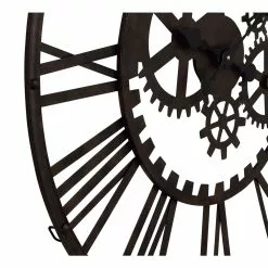 Grayson Lane 32-in X 32-in Industrial Wall Clock Black Metal -GRAYSON LANE SHOP 330857686 AlternateImage3