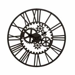 Grayson Lane 32-in X 32-in Industrial Wall Clock Black Metal -GRAYSON LANE SHOP 330857686 AlternateImage5