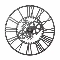 Grayson Lane 32-in X 32-in Industrial Wall Clock Black Metal -GRAYSON LANE SHOP 330857686 AlternateImage7