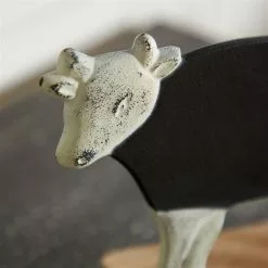 Grayson Lane 6-in X 9-in Farmhouse Sculpture Black Metal Cow -GRAYSON LANE SHOP 330857709 AlternateImage2