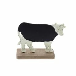 Grayson Lane 6-in X 9-in Farmhouse Sculpture Black Metal Cow -GRAYSON LANE SHOP 330857709 MainImage 001