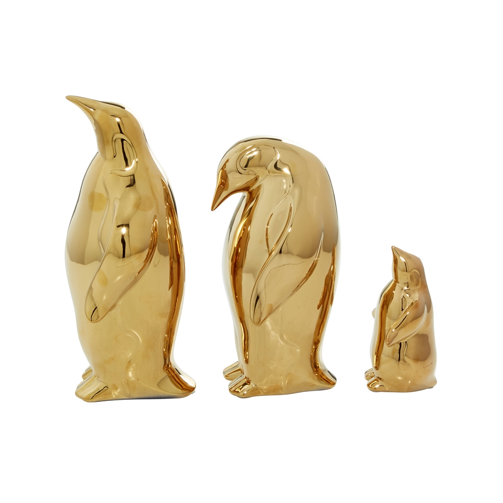Grayson Lane 11-in X 10-in X 6-in Glam Sculpture Gold Porcelain 1 Grayson Lane 11-in X 10-in X 6-in Glam Sculpture Gold Porcelain