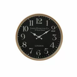 Grayson Lane 16-in X 16-in Traditional Wall Clock Black Metal -GRAYSON LANE SHOP 330857735 MainImage 001