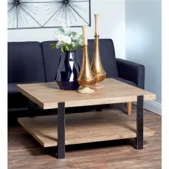 Grayson Lane Industrial Brown Wood Coffee Table -GRAYSON LANE SHOP 330857751 AlternateImage1