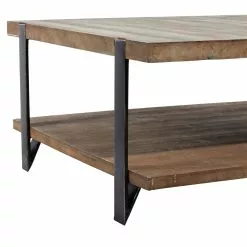 Grayson Lane Industrial Brown Wood Coffee Table -GRAYSON LANE SHOP 330857751 AlternateImage4