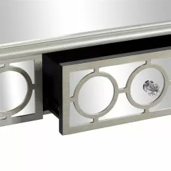 Grayson Lane 31 In. X 31 In. Glam Console Table Grey Wood - Set Of 2 -GRAYSON LANE SHOP 330857753 AlternateImage3