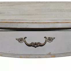 Grayson Lane 31 In. X 43 In. Farmhouse Console Table White Wood -GRAYSON LANE SHOP 330857814 AlternateImage4