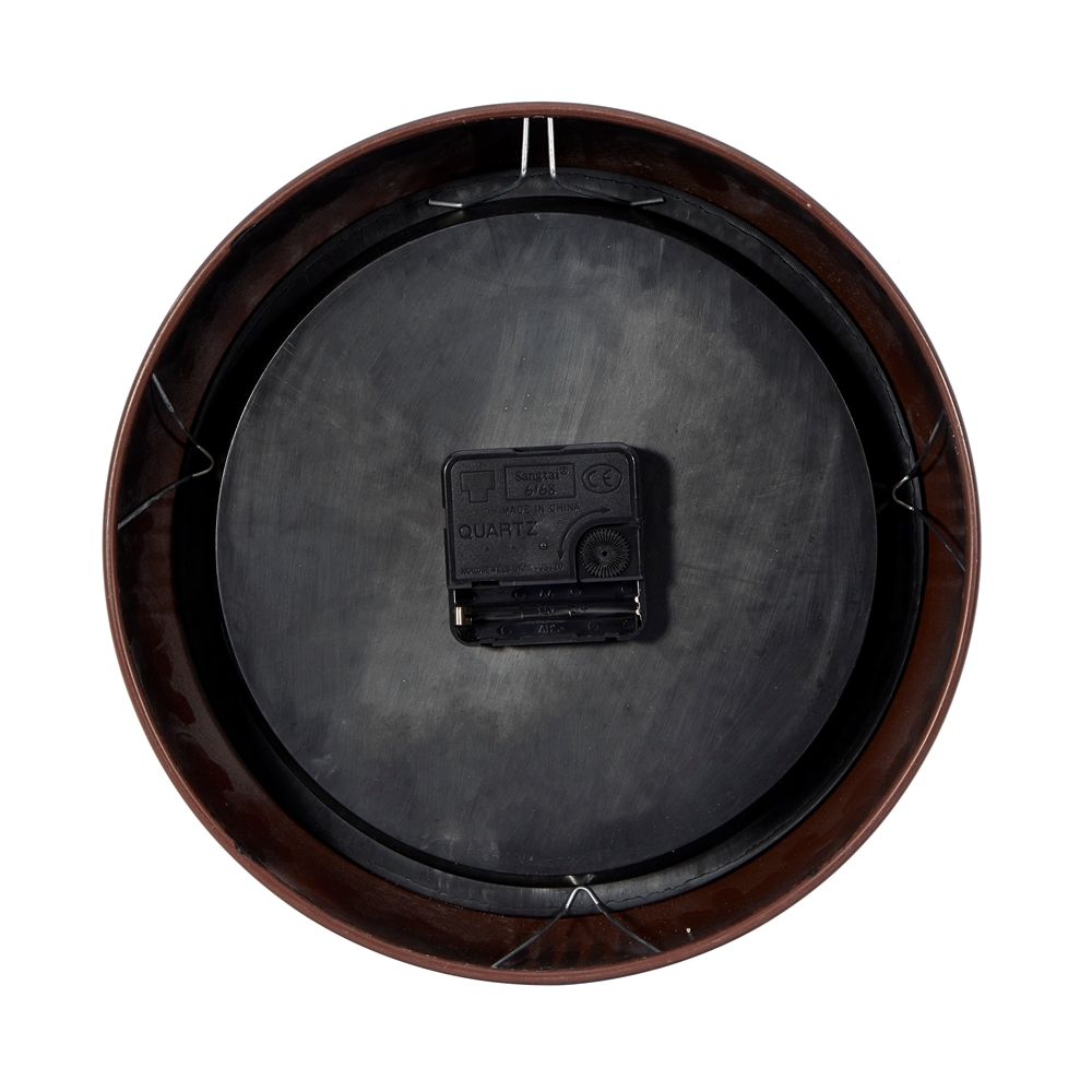 Grayson Lane 10-in X 10-in Vintage Wall Clock White Metal (Set Of 2) 2 Grayson Lane 10-in X 10-in Vintage Wall Clock White Metal (Set Of 2) - Image 2