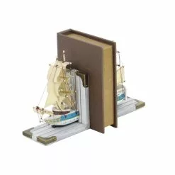 Grayson Lane 9-in X 6-in White Coastal Sailboat Bookends Wood - Set Of 2 -GRAYSON LANE SHOP 330857834 AlternateImage5