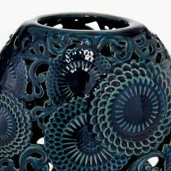 Grayson Lane 18-in X 13-in Eclectic Vase Blue Stoneware - Set Of 2 6 Grayson Lane 18-in X 13-in Eclectic Vase Blue Stoneware - Set Of 2 -GRAYSON LANE SHOP 330857849 AlternateImage2