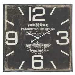 Grayson Lane 23-in X 23-in Vintage Wall Clock Black Wood -GRAYSON LANE SHOP 330857852 MainImage 001