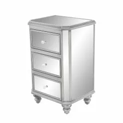 Grayson Lane Grey Wood Rectangular End Table