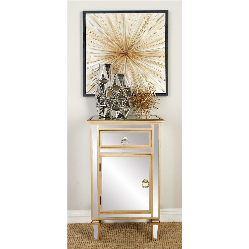 Grayson Lane Beige Wood Rectangular End Table 5 Grayson Lane Beige Wood Rectangular End Table - Image 5