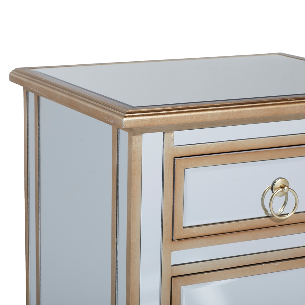 Grayson Lane Beige Wood Rectangular End Table 6 Grayson Lane Beige Wood Rectangular End Table - Image 6