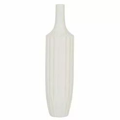 Grayson Lane 19-in X 5-in Modern Vase White Ceramic -GRAYSON LANE SHOP 330857980 MainImage 001